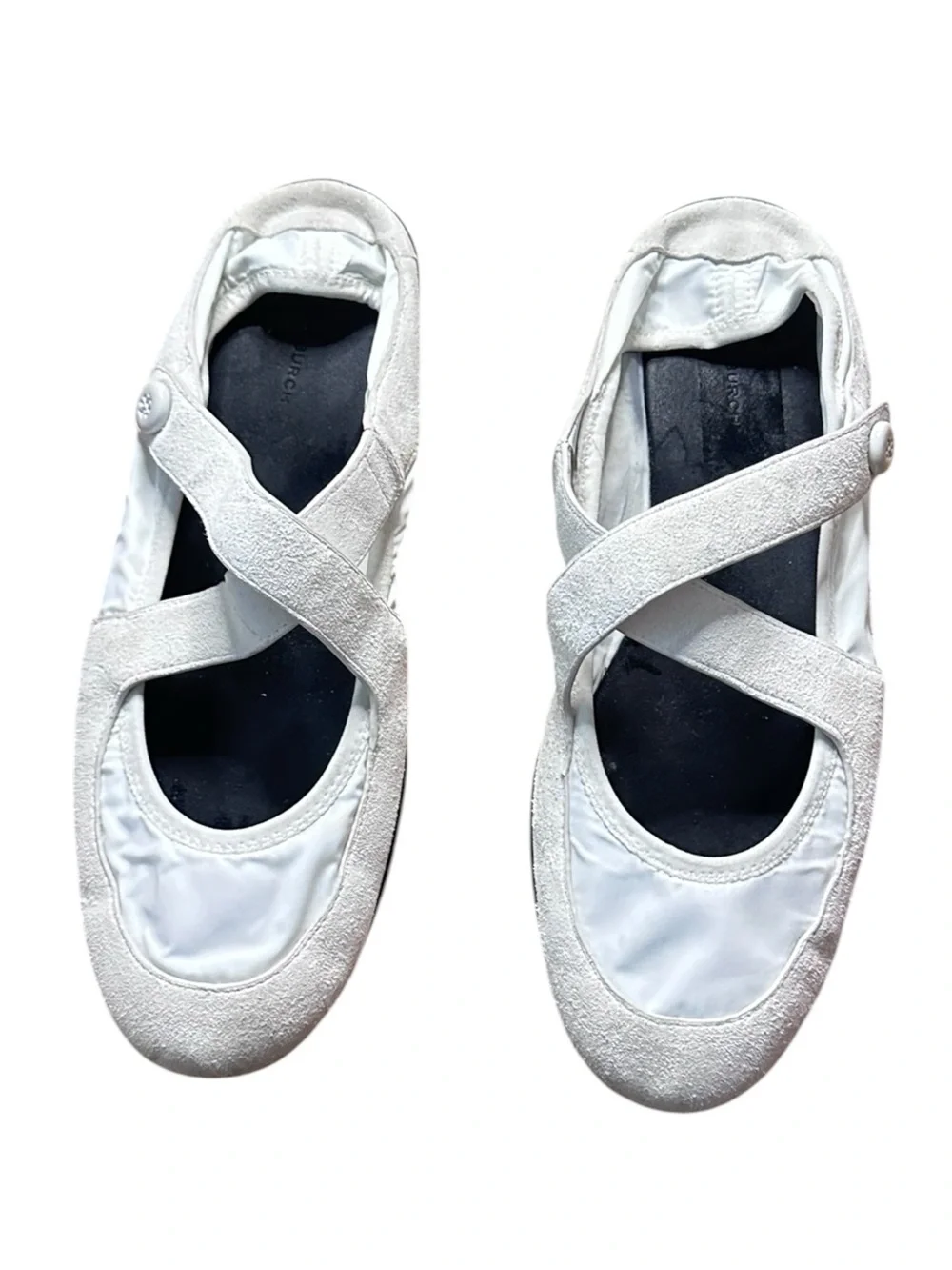 Tory Burch Romy Sport Mary Jane Sneakers White Size 10
